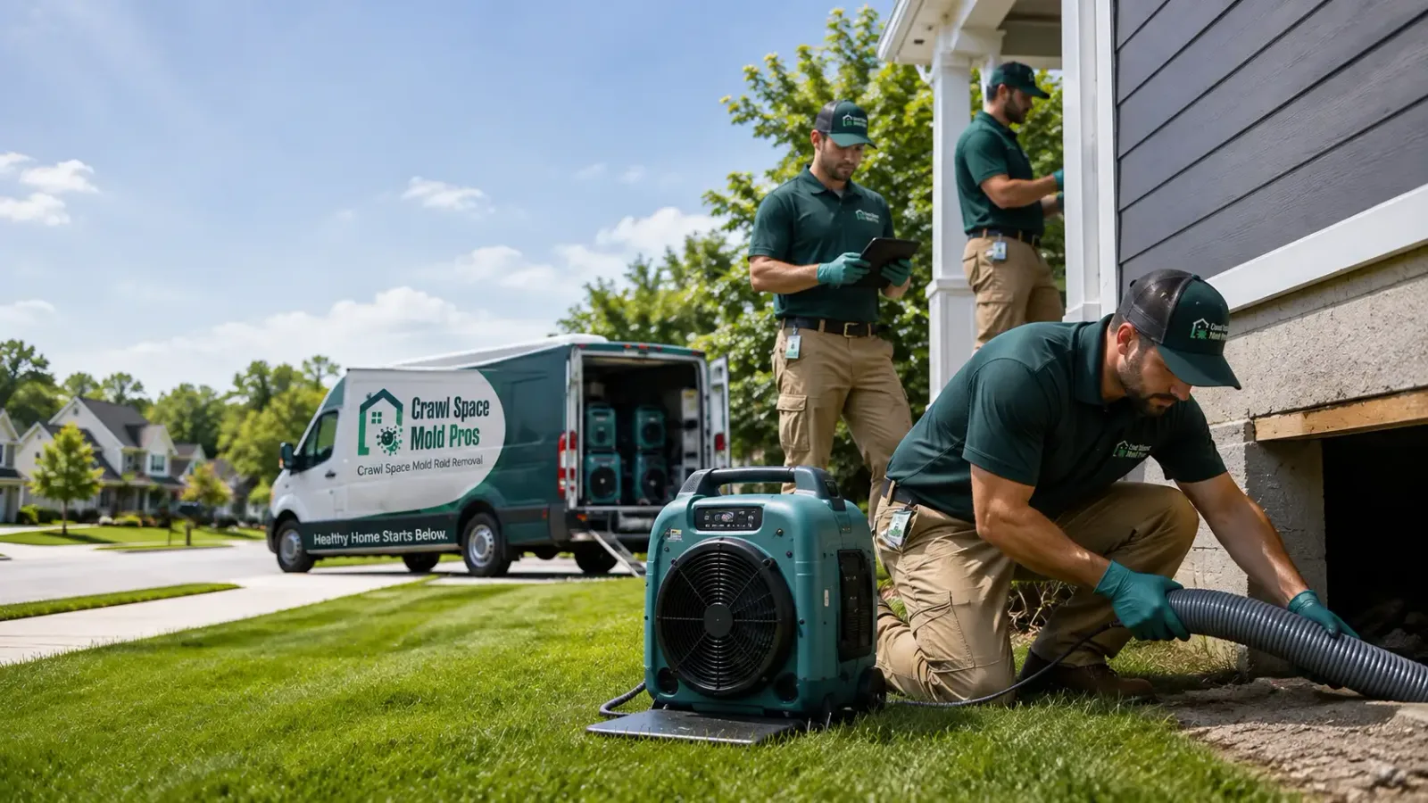 Crawl Space Mold Removal in Rio, IL